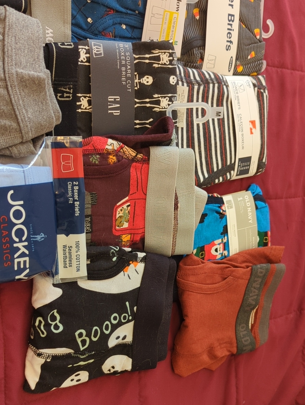 14 Pairs Of Never Worn Mens Boxer Briefs - Picture 2 of 3